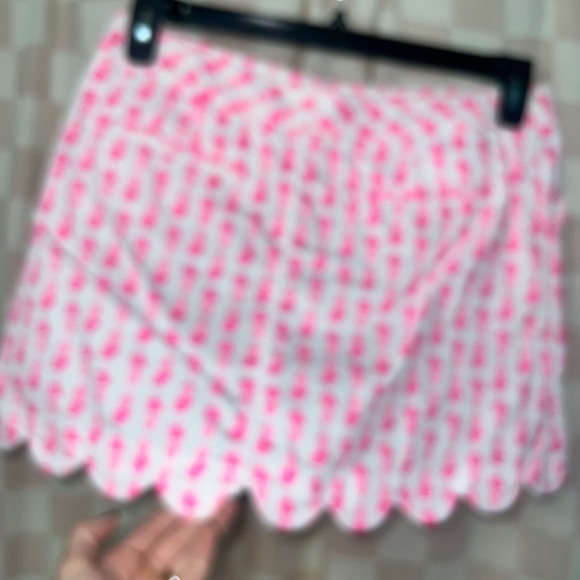 Lilly Pulitzer Colette Skort Pink Topaz Pineapple - Picture 10 of 12